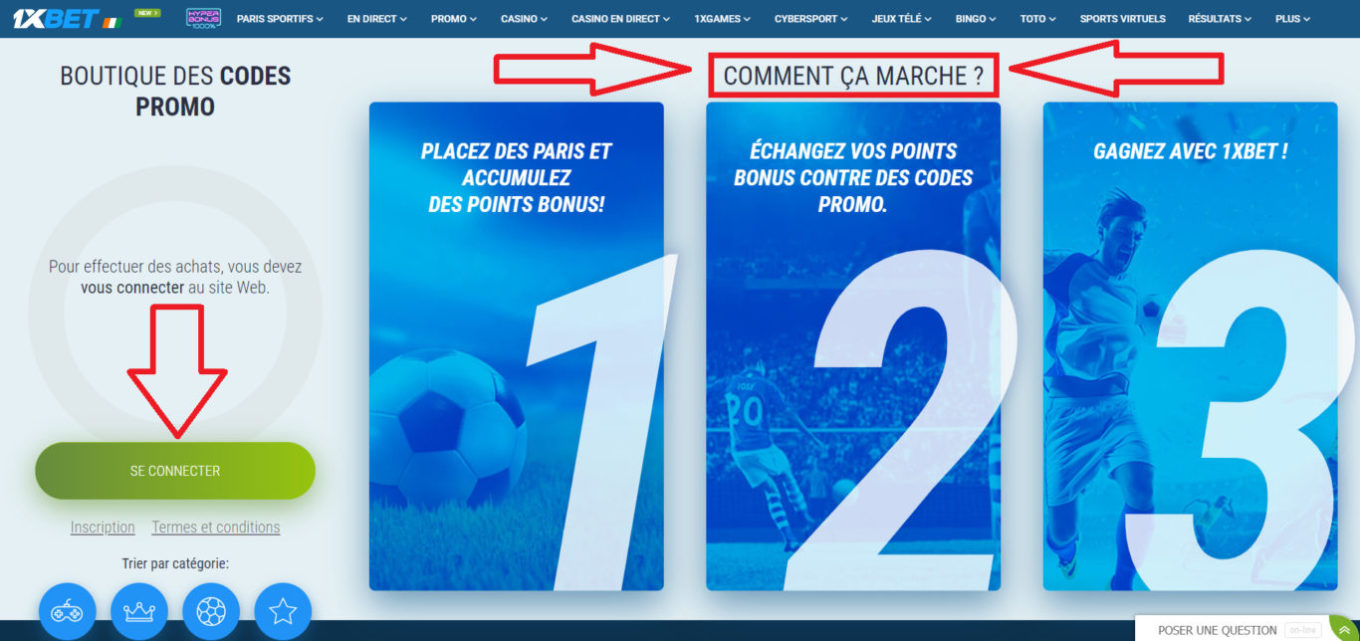 Où saisir un coupon 1xBet gratuit aujourd'hui ?